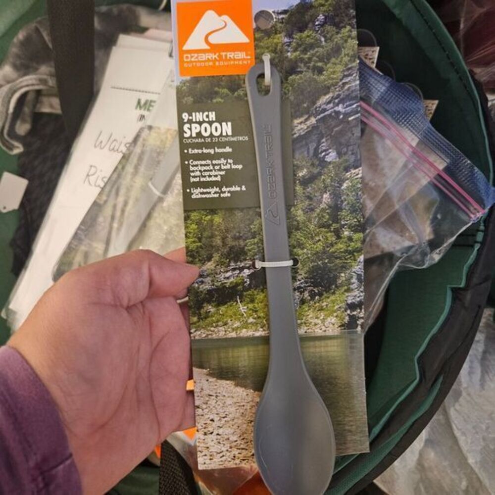Ozark Trail 9-inch Durable Camping Spoon Lightweight‎ Outdoor Utensil